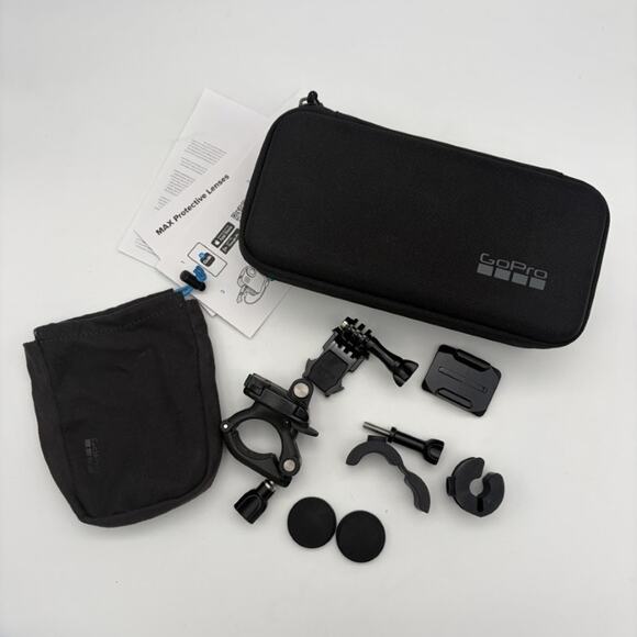 GoPro MAX 360 Action Camera Kit w/ Tripod, Mounts, Case, 128 gb card - Excellent - Picture 4 of 13